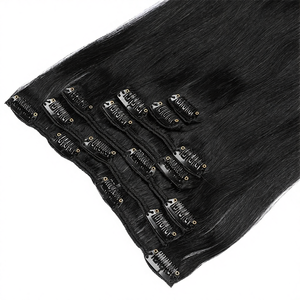 Extensiones de Cabello Virgen Malaíz Remy Pre-Adheridas con Clip, Doble Trama, Puntas Completas, Estilos Ondulados/Body Wave, Sin Costuras, Kinky, de LAN RUI - Product Image 4