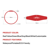 Personnalisation TK4100 puce RFID Bracelet intelligent Bracelet électronique en silicone Bande de poignet Carte de contrôle d'accès de porte