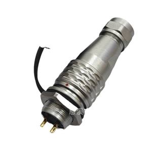 Prise d'aviation WY16, 16mm, en alliage de zinc, montage sur panneau, contact en cuivre pour la réparation et le remplacement en ingénierie électrique - Product Image 1