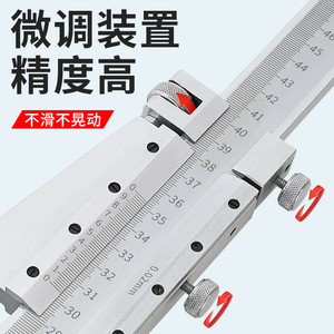 Vernier Height Gauge 0-200-300-500-600mm High Precision Scribing Ruler Stainless Steel Measuring Instrument - Product Image 4
