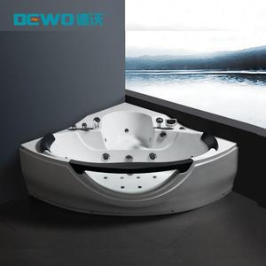 Bain à remous pour 2 personnes en acrylique, bain à remous transparent en verre, bain à remous autoportant pour <span class=keywords><strong>couple</strong></span> et famille, avec fonction de massage et éclairage - Product Image 2
