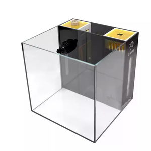 Koraal Rechthoekig Glazen <span class=keywords><strong>Aquarium</strong></span> Achterfilter Tank 220V Milieuvriendelijk voor Binnen, Woonkamer, Zoutwater, Zoetwater, Aanrechtblad - Product Image 4