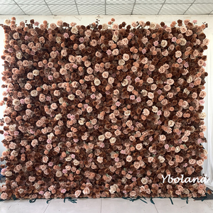 A-482 de flores artificiales de seda para decoración del hogar, Panel de fondo con rosas de dalias, Hortensia y flores, venta al por mayor, <span class=keywords><strong>precio</strong></span> barato, tienda, boda - Product Image 6