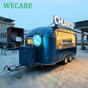 Wecare Compra <span class=keywords><strong>Remolque</strong></span> de Comida <span class=keywords><strong>Pequeño</strong></span> de 4.5m, Totalmente Equipado, Mini Carrito de Comida Móvil para Negocios de Comida Callejera - Product Image 1