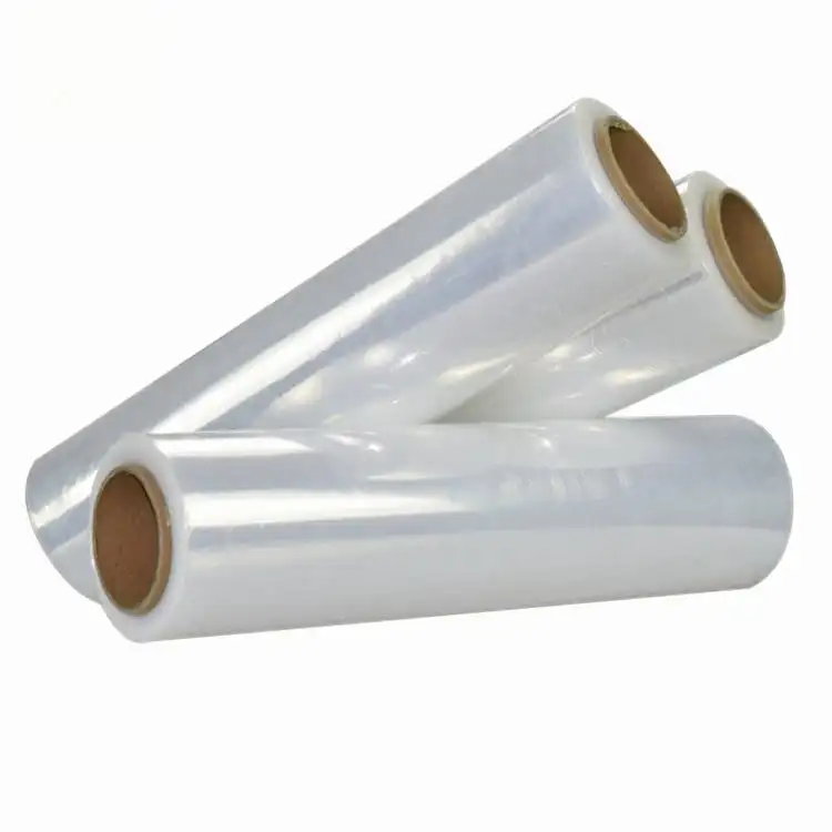 Custom High-toughness Packing wrap 18inch 1500ft LLDPE Black Plastic Rolls of Stretch Film
