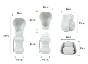 Portable Écologique <span class=keywords><strong>Voyage</strong></span> Bols Silicone Pliant <span class=keywords><strong>Chien</strong></span> Mangeoire Solide Motif Étanche IPX5 Léger 0.25kg pour Chat <span class=keywords><strong>Chien</strong></span> - Product Image 3