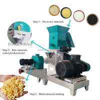 Machine à faire des gaufres de maïs, machine extrudeuse de snacks en cornet, extrudeuse de céréales et de riz pour la production de bâtonnets de maïs