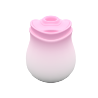 Gradient Pink Rose Vibrator für Brustwarzen- und Klitorisstimulation IPX7 Saugvibrator Sexspielzeug für Frauen