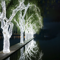 Guirlandes lumineuses LED pour arbre, étanches IP65, télécommandées, pour intérieur/extérieur, lumières féériques, jardin, mariage, paysage, parc, Noël