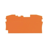5 piezas 2006-1292 Placa final e intermedia de 1 mm de grosor, color naranja, nuevas