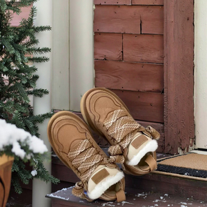 <span class=keywords><strong>Stivali</strong></span> da Neve alla Moda per <span class=keywords><strong>Donna</strong></span>, in Pelle di Pecora di Alta Qualità, Casual, <span class=keywords><strong>Leggeri</strong></span>, Caldi, Sportivi - Product Image 2