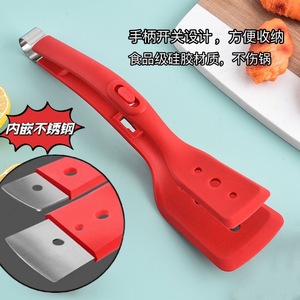 Multi Functional Silicone Spatula Clip Food Grade Heat Resistant For Frying Pan Cooking Utensils - Product Image 5