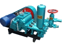 Pompe à boue triplex haute pression BW250 250L/min, pompe à piston alternatif pour le forage de puits d'eau et les sondages