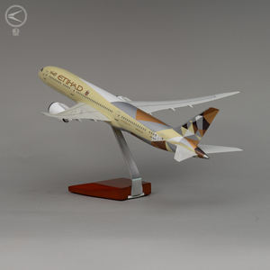 <span class=keywords><strong>Air</strong></span> Artisanat Usine En Gros Nouvelle Grande Exposition Etihad Airlines Boeing 787-9 Avion Modèle avec Support 1/150 Échelle 42cm Taille - Product Image 2
