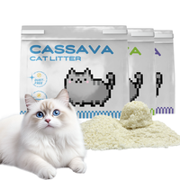 Kotoran Kucing Premium Berbahan Singkong Bebas Debu, Pengontrol Bau, Daya Gumpal Kuat, Biodegradable, Beraroma Alami
