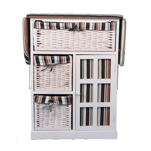 Ron-tabla de planchar de madera, armario con cajón de cubierta - Product Image 1
