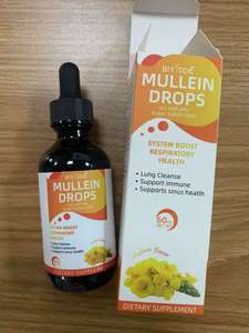 Suplemento Herbal de Extracto de Hoja de Gordolobo Personalizado al por Mayor OEM ODM <span class=keywords><strong>para</strong></span> Desintoxicación Pulmonar en Adultos, Gotas Líquidas Liposomales de 60ml - Product Image 2