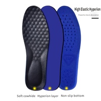 Semelles orthopédiques confortables pour le sport, technologie 4D Cloud, haute résilience, douces, respirantes, absorption des chocs, semelle en PU.