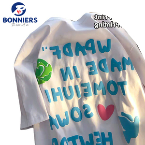 <strong>T</strong> <strong>Shirt</strong> Oversize Heavyweight <strong>T</strong>-<strong>shirt</strong> Men <strong>T</strong>-<strong>shirts</strong> <strong>3d</strong> OEM/ODM Custom Puff Printing <strong>T</strong> <strong>Shirts</strong> With Logo Custom Logo Printed Short - Product Image 4