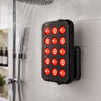Panneau de luminothérapie LED portable infrarouge proche et lumière rouge, 660nm 850nm, à intensité variable, pour salle de bain