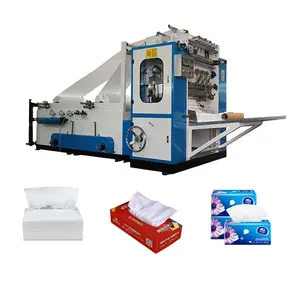 Machine automatique de fabrication de produits de serviettes en papier pour le visage machine de découpe de tissus faciaux