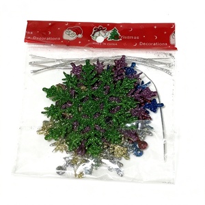 6 stuks besprenkelde glitter sneeuwvlok kerstversieringen 10,5 cm diverse kleuren hangende decoraties voor kerstboom winterfestival - Product Image 5
