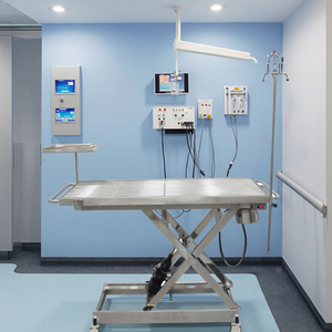 Tavolo Chirurgico Elettrico Regolabile per Cani e Gatti in Acciaio Inox 304 con Termostato Automatico Strumento Veterinario - Product Image 1