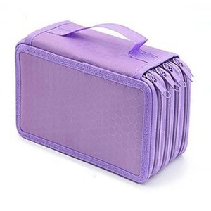 <span class=keywords><strong>Trousse</strong></span> à crayons en toile personnalisée <span class=keywords><strong>de</strong></span> haute qualité à 4 couches Boîte à crayons <span class=keywords><strong>de</strong></span> couleurs avec poignées Sacs à crayons <span class=keywords><strong>de</strong></span> grande capacité pour fournitures d'art scolaire - Product Image 5