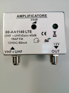 <span class=keywords><strong>Amplificador</strong></span> de <span class=keywords><strong>Antena</strong></span> de <span class=keywords><strong>TV</strong></span> de Alta Calidad, DC <span class=keywords><strong>12V</strong></span> 47-774MHz 40dB, Ganancia Variable, <span class=keywords><strong>Amplificador</strong></span> de Mástil, <span class=keywords><strong>Amplificador</strong></span> para Exteriores - Product Image 3
