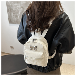 HAIBOWY Mochila de Viaje Personalizada al por Mayor, de Alta Calidad, Moderna, Ligera, con Cierre, de Cuero PU, Pequeña - Product Image 1