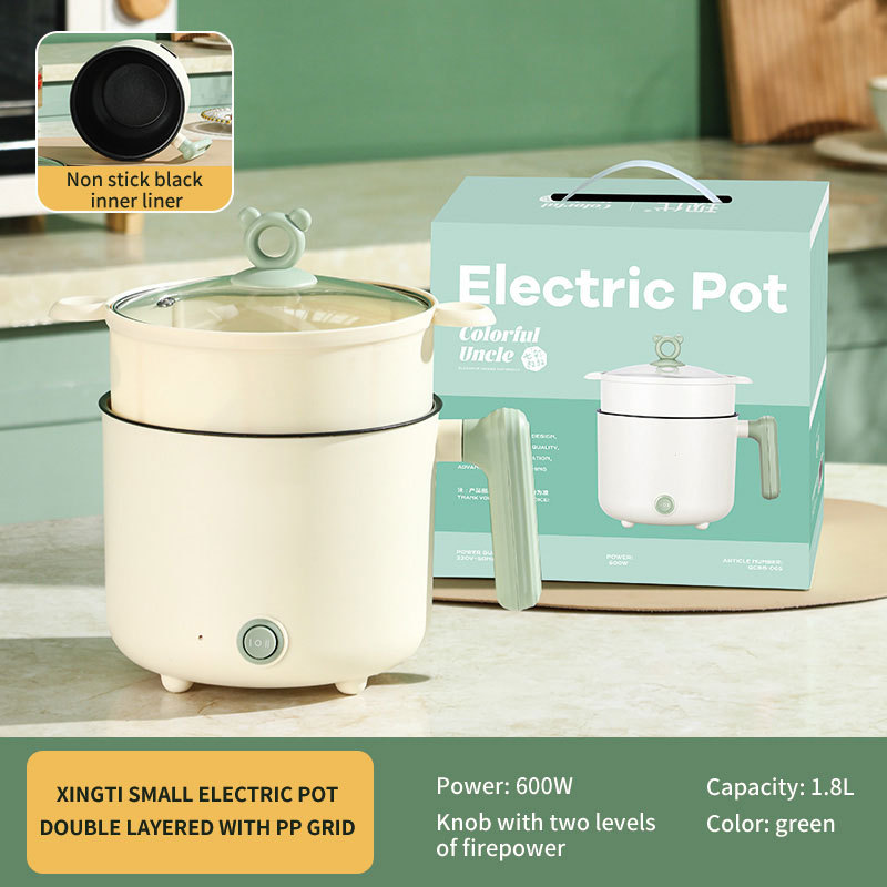 B-pot vert avec cuiseur vapeur