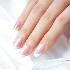 Ennio 32 <span class=keywords><strong>faux</strong></span> <span class=keywords><strong>ongles</strong></span> blancs œil de chat, forme ovale, en PMMA, longue tenue, pour manucure française, couvrance totale - Product Image 2