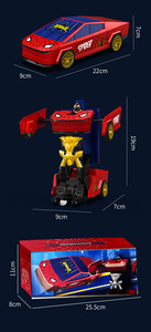 RUNDA Voiture de sport télécommandée 2 canaux transformable en <span class=keywords><strong>robot</strong></span> cybernétique 1:18 à transformation rapide, modè<span class=keywords><strong>le</strong></span> araignée, électrique, best-seller - Product Image 6