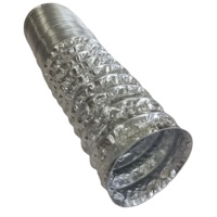 Tuyau de ventilation portable, 4 pouces, tube en aluminium, flexible, ventilation de la maison