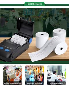 Papel Térmico para Fax de 80x80mm, Rollo de Papel para Caja Registradora e Impresora Térmica - Product Image 5