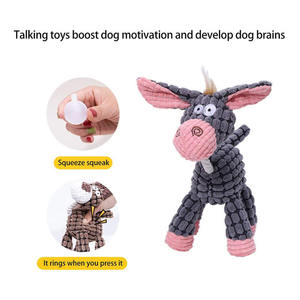 Custom Wholesale Pet Products Cute Donkey <strong>Dog</strong> <strong>Toys</strong> Shape Durable Plush <strong>Dog</strong> <strong>Toy</strong> - Product Image 3