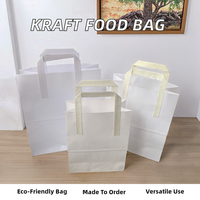 Anpassbare Biologisch Abbaubare Geprägte Kraftpapiertüte für Kaffee, Lebensmittel, Sushi, Gelee, Nudeln zum Mitnehmen, Champagner, Handwerk & Kerzen