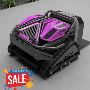 free shipping CE EPA 600mm heavy duty crawler <b>remote</b> mower 224cc engine grass cutter garden machine - Product Image 1