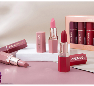 HANDAIYAN Set <span class=keywords><strong>de</strong></span> 6 Labiales Líquidos Mate, Fórmula Mineral <span class=keywords><strong>de</strong></span> Larga Duración, Caja <span class=keywords><strong>de</strong></span> Regalo, Kit <span class=keywords><strong>de</strong></span> Maquillaje para Fiestas, Citas, Bodas, Cosméticos - Product Image 6