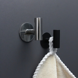 Stainless Steel Wall Mounted <b>Hook</b> Round Minimalist Design For <b>Kitchen</b> Bathroom Coat Towel Hanging Single <b>Hook</b> JX S1020 - Product Image 3