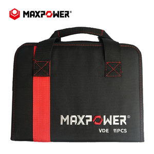 Maxpower VDE Isolado 11PCS 1000V Isolado Eletricista <span class=keywords><strong>Tool</strong></span> <span class=keywords><strong>Set</strong></span> com Chaves De Fenda, Alicate, Chave, teste de tensão - Product Image 4