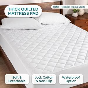 AOSEN Waterproof Breathable Soft Mattress Cover Quilted <strong>Bed</strong> Fitted <strong>Sheet</strong> With OEKO TEX Certificate - Product Image 1