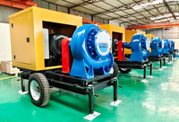 Pompe à eau diesel agricole à flux axial de grande puissance de surface de 12 pouces 20kw