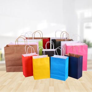 Bolsa de Papel Kraft Marrón Biodegradable para Compras, con Asa e Impresión Personalizada - Product Image 6