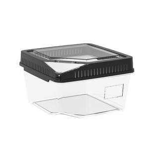 Gecko kertenkele kaplumbağa yılan için yüksek kaliteli kare istiflenebilir sürüngen yetiştiriciliği kutusu kafes - Product Image 1