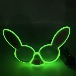 Occhiali LED a Forma di Coniglio per Bambini, Occhiali Luminosi Lampeggianti per Feste e Concerti - Product Image 6