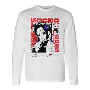 Camiseta de manga larga con estética de anime Kochou Shinobu Neo - Product Image 1