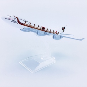 Sıcak satış 16cm 1/400 tay Airways ejderha tekne B747-400 dekoratif Model - Product Image 1