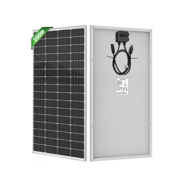 SUNWE Mono PERC Half Cell Solar Panels 182mmx182mm 25% Efficiency 50W 100W 150W 200W 300W 400W 500W Longi Solar Panel