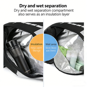 Mochila de Baloncesto Elegante y de Gran Venta con Diseño de Amortiguación de Aire, Impermeable, para Estudiantes, Viajes y Deportes, con Compartimento Aislado - Product Image 4